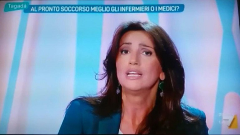 Tagadà La7, Tiziana Panella ci risiamo: imboscata agli infermieri italiani!! 2