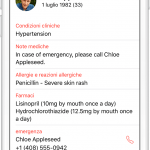 L'App "Cartella Clinica" sullo smartphone in caso di emergenza 1