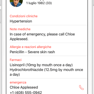 L'App "Cartella Clinica" sullo smartphone in caso di emergenza 1