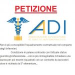 AADI, Petizione: infermieri fuori dal comparto Sanità!