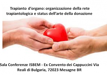 Corso E.C.M. Trapianto d’organo: organizzazione della rete trapiantologica e status dell’arte della donazione