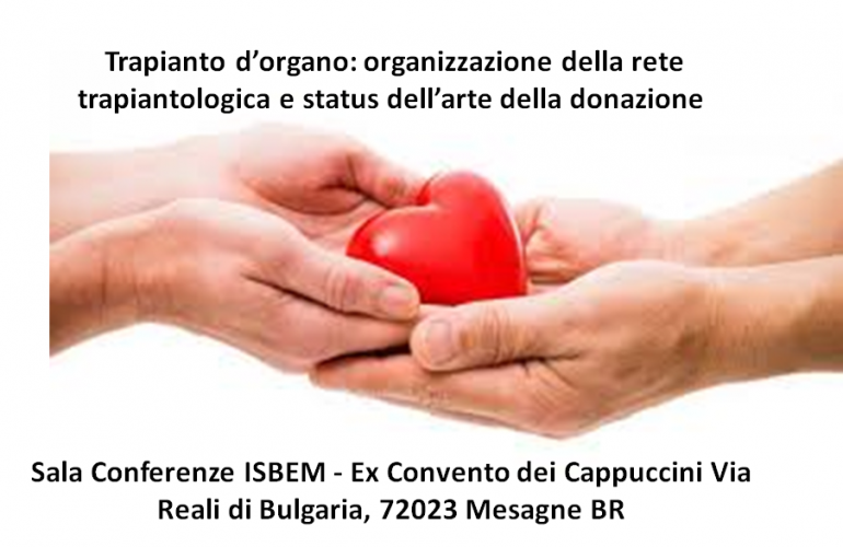 Corso E.C.M. Trapianto d’organo: organizzazione della rete trapiantologica e status dell’arte della donazione