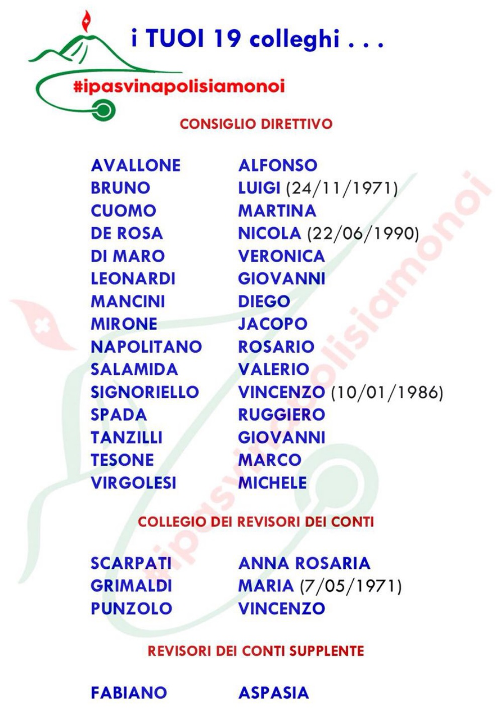 Il collegio ipasvi di Napoli si rinnova con la lista #IpasviNapoliSiamoNoi 2