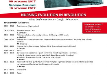 EVENTO FORMATIVO E.C.M. IPASVI CATANZARO Nursing Evolution in Revolution (L'infermieristica evoluzione in rivoluzione)