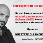 Elezioni IPASVI, ultimo giorno a Roma: infermieri, ANDIAMO A VOTARE!