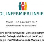 Il collegio Ipasvi di Milano, Lodi, Monza e Brianza si rinnova con la lista "Noi, infermieri Insieme" 2