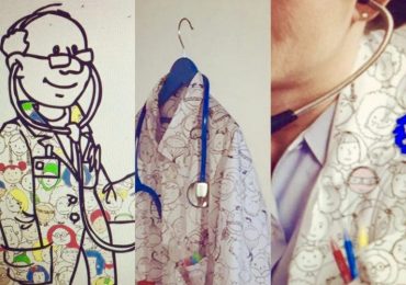 Camici colorabili dai piccoli pazienti donate a infermieri e medici dell’OPA