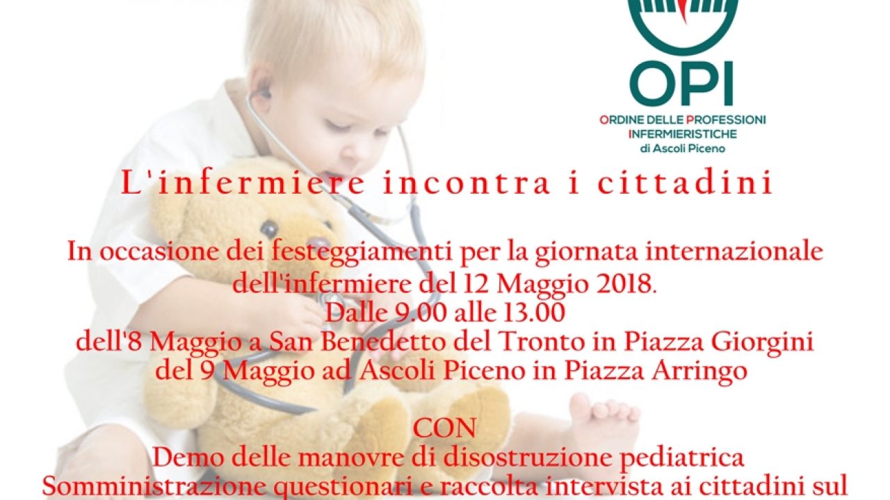 Giornata internazionale dell'infermiere, le iniziative di Opi Ascoli Piceno