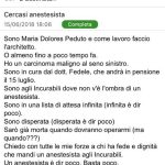 Si può morire di carcinoma maligno a Napoli nell’estate 2018?