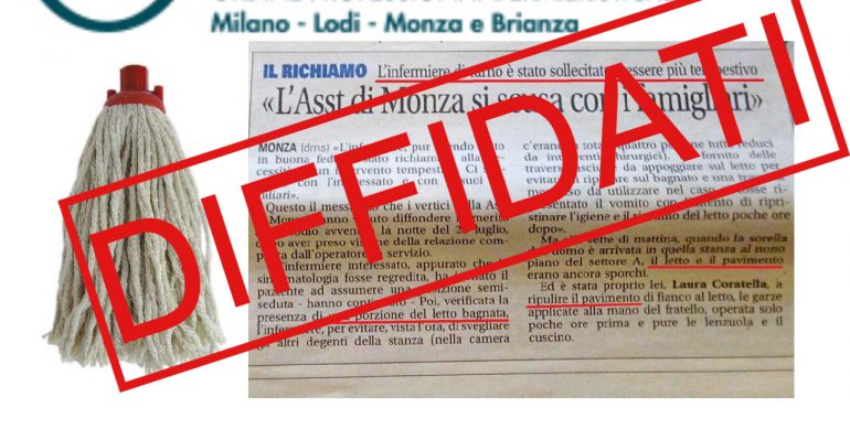 “L’infermiere e il vomito”, l’OPI di Milano diffida il giornale