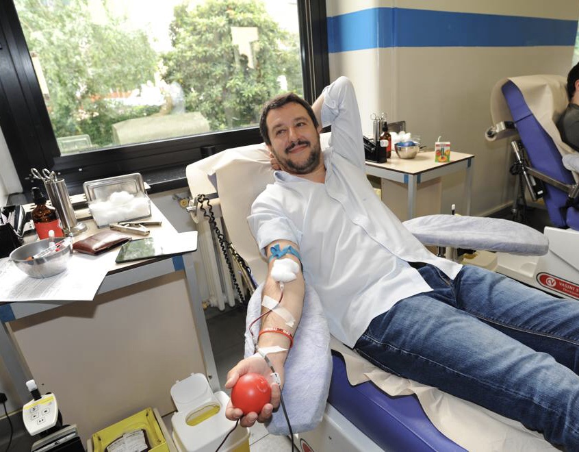 Salvini:”Donazione di sangue obbligatoria nelle scuo