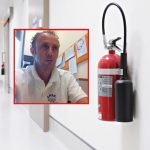 Incendio nel reparto di p