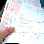 Basta calligrafia incomprensibile