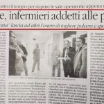 Infermieri impegnati nelle pulizie all’osp. di Paola: “Lo abbiamo fatto spontaneamente per amore verso la collettività”