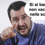 Salvini scrive al ministro delle Salute:”Dico si ai bambini non vaccinati nelle scuole”