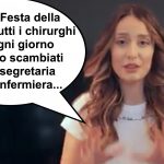 “Buona festa della donna a tutti i chirurghi  che ogni giorno vengono scambiati per la segretaria o per l'infermiera”
