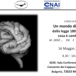 CNAI Brindisi: CORSO ECM "Un mondo di pazzia dalla legge 180 ad oggi,  cosa è cambiato"