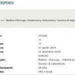 Corso Fad Ecm gratuito "Anemia sideropenica" per