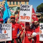 Sanità privata, lavoratori in presidio davanti al ministero