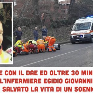 17 scariche con il DAE ed oltre 30 minuti di RCP: così l’infermiere Egidio Giovanni Ape ha salvato la vita di un 50enne