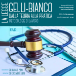Corso Fad Ecm gratuito "La legge Gelli-Bianco: dalla teoria alla pratica. Metodologie di lavoro"