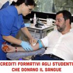 Proposta Salvini:“Crediti formativi per gli studenti che donano il sangue”