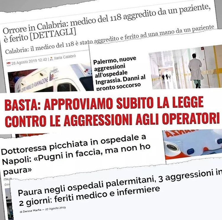 Grillo "approvare la legge contro le aggressioni agli operatori sanitari"