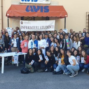 Gli studenti di Infermieristica donano il proprio sangue a Latina per sensibilizzare la popolazione 1