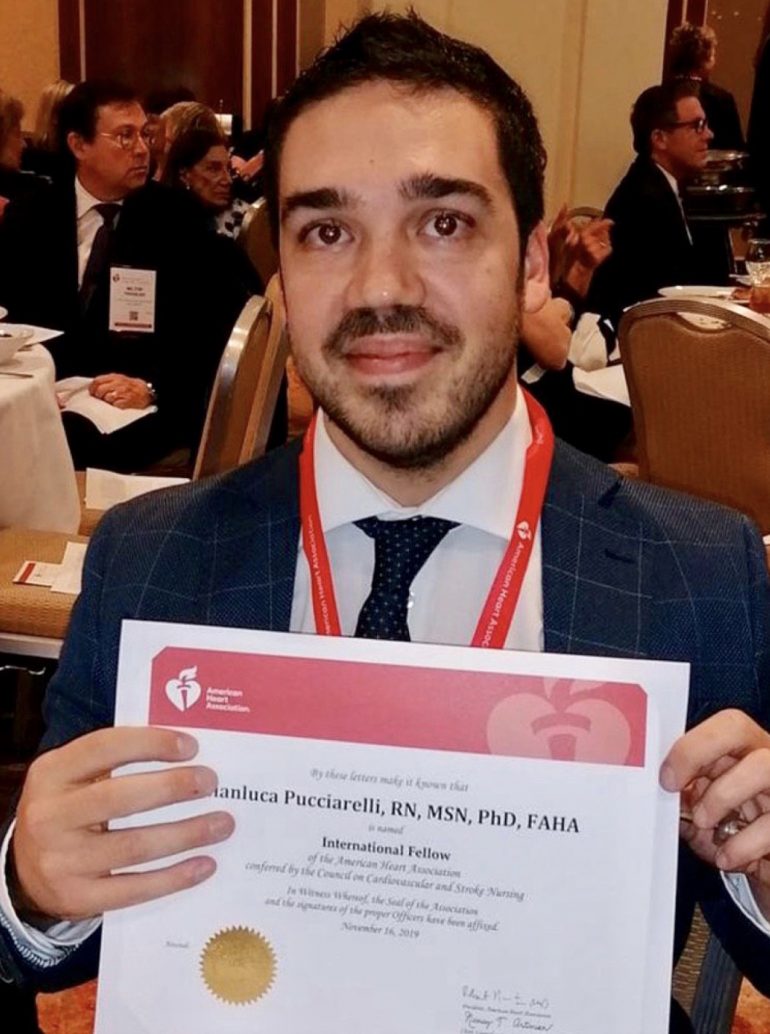 L’infermiere Gianluca Pucciarelli premiato a Philadelphia per le sue ricerche sull’ictus cerebrale 2