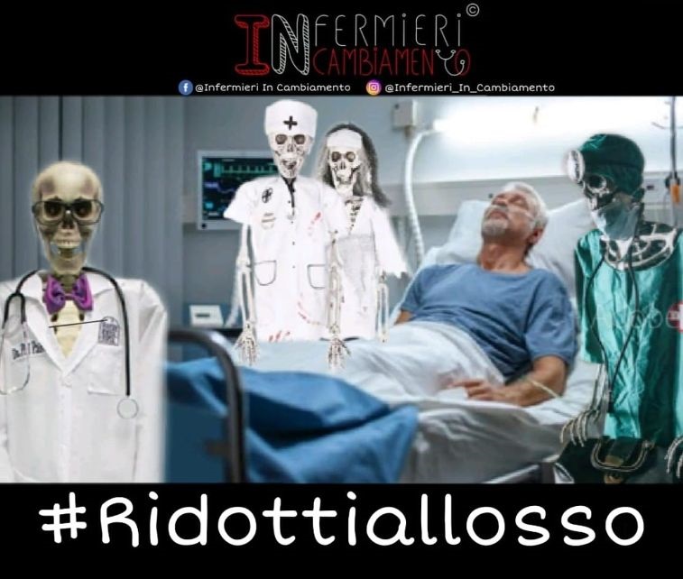 #RIDOTTIALLOSSO: l’indignazione di Infermieri In Cambiamento