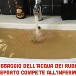 Bari: acqua marrone nelle camere di degenza. Sarà un infermiere a dover controllarli una volta a settimana?