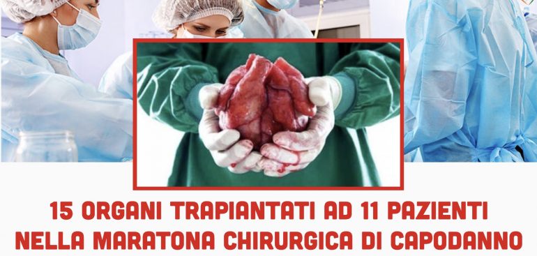 Niguarda: grazie ad una maratona di capodanno 30 medici e infermieri trapianto 15 organi ad 11 pazienti