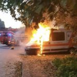 Sassari: ambulanza del 118 data alle fiamme dai vandali