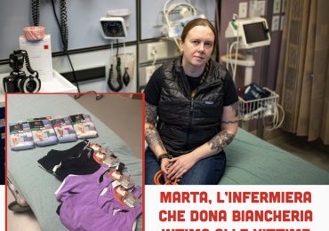 Marta, l’infermiera di Pronto Soccoro che regala nuova biancheria intima alle vittime di stupro