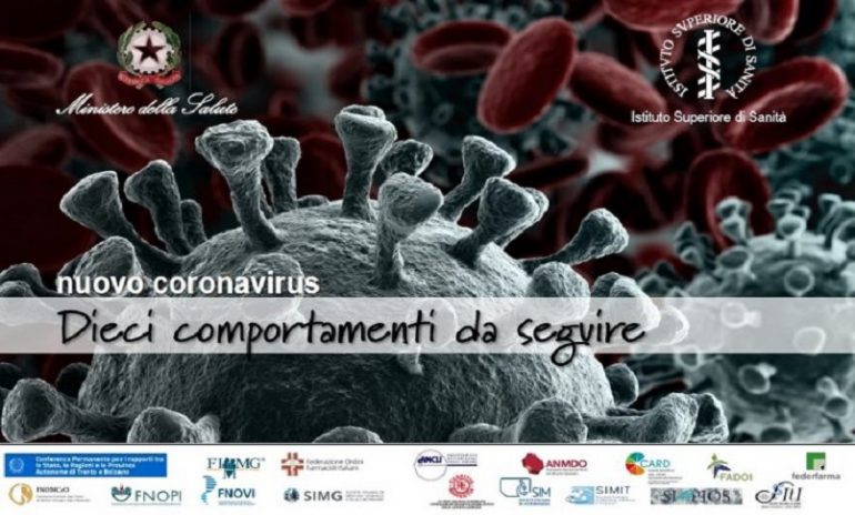 Coronavirus, ecco il decalogo delle corrette informazioni.