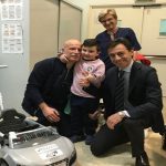 Palermo, bimbi in sala operatoria con tricicli e mini-car.