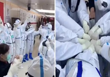 Coronavirus: dimesso dopo 70 giorni l’ultimo paziente a Wuhan. Medici e infermieri festeggiano la fine dell’emergenza