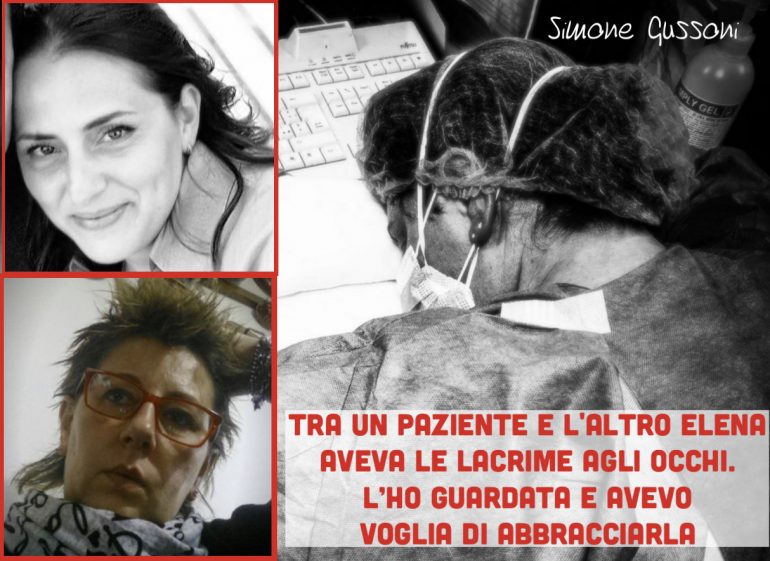 Stremata per gli infiniti turni nel reparto Coronavirus: ecco chi è l’infermiera Elena Pagliarini, protagonista della foto