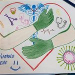 Coronavirus: il simbolico abbraccio di 8 infermieri. 1