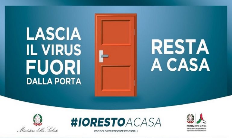 Coronavirus, #Iorestoacasa: non è solo uno slogan.