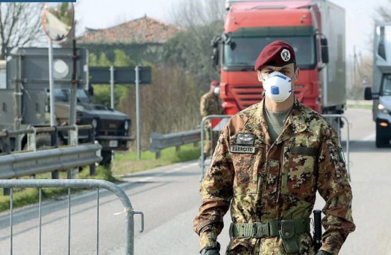 Emergenza Coronavirus: in Lombardia arriva l’esercito nelle corsie a supporto del personale sanitario