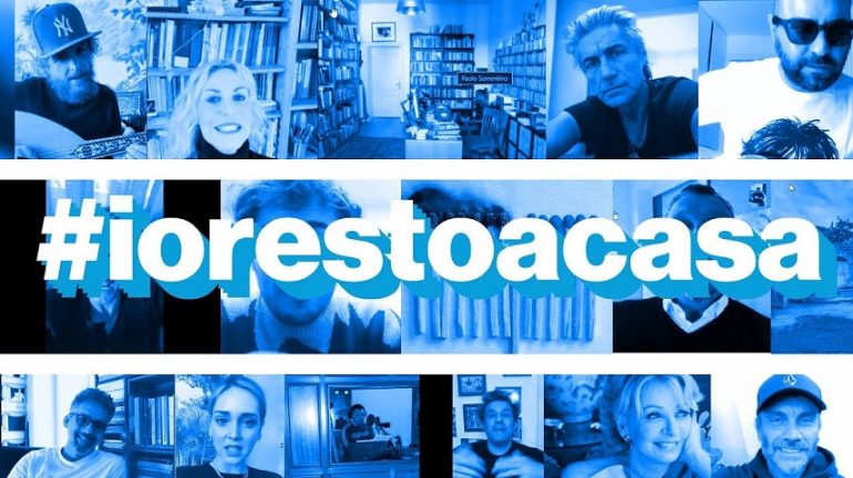 #Iorestoacasa: sempre più vip aderiscono alla campagna social.