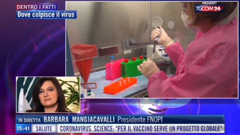 La presidente Mangiacavalli in diretta a Tgcom24 grida il disagio degli infermieri in Italia. Sono 6205 i sanitari contagiati