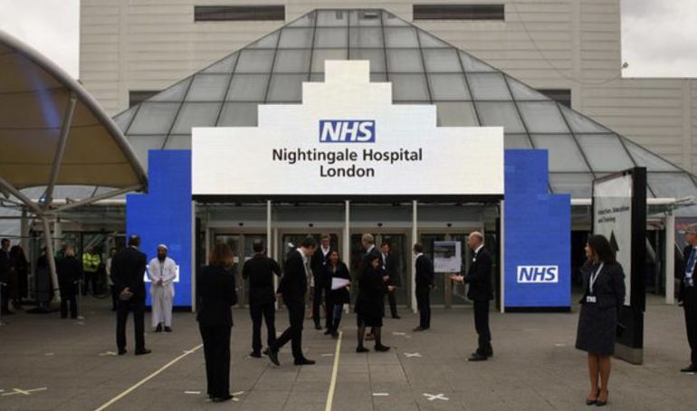 Inaugurato dopo 14 giorni di lavori il Nightingale Hospital: accoglierà 5.000 pazienti affetti da Covid-19