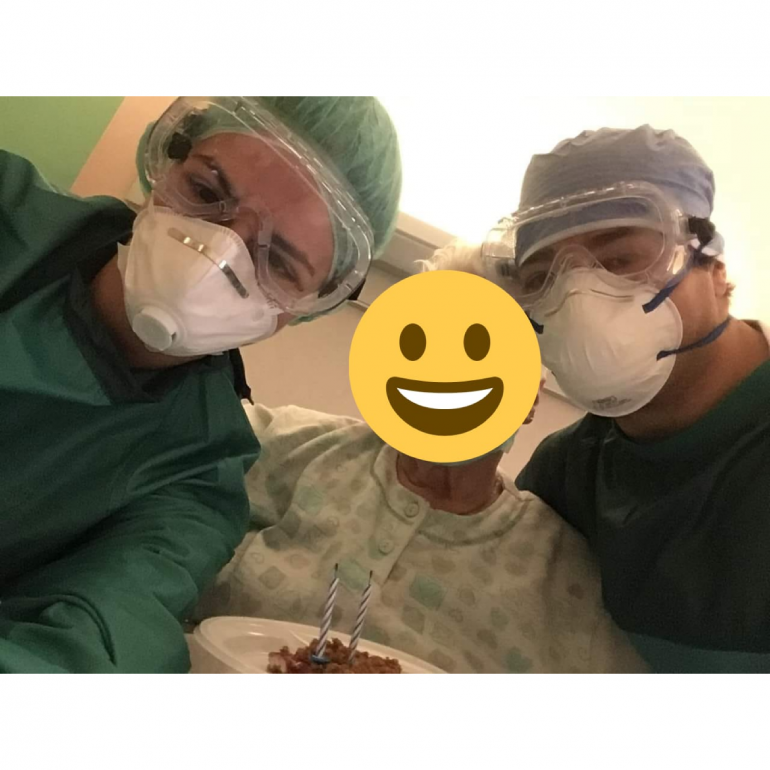 Covid-19. Ilaria, infermiera "La mia sorpresa per il compleanno di una nostra paziente"