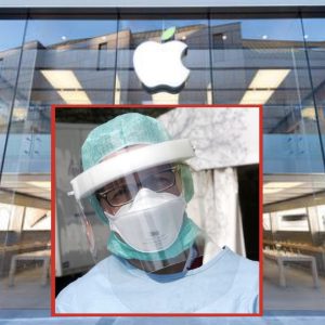 Emergenza Covid19: Apple produrrà un milione di visiere a settimana per i sanitari in prima linea