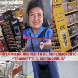 Infermiera aggredita al supermercato nell’indifferenza dei presenti:“Trasmetti il Coronavirus”