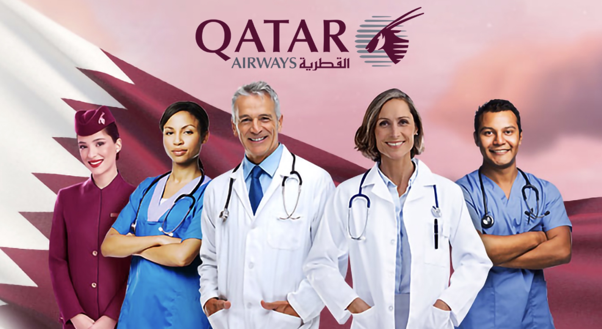 Qatar Airways offre 100.000 biglietti gratuiti per i sanitari che combattono il Covid-19 1