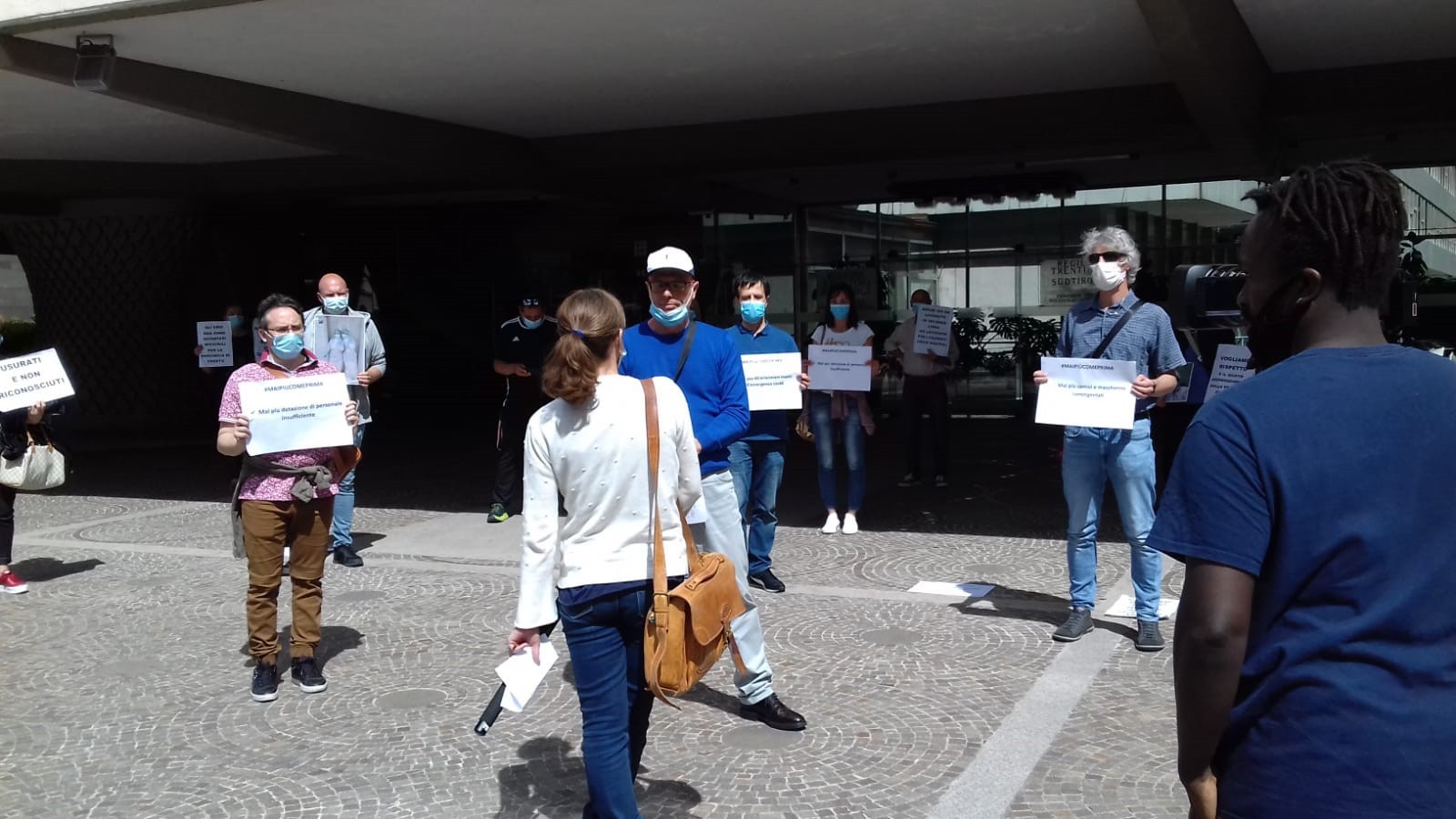 OGGI SIT IN E FLASH-MOB DI PROTESTA DEI PROFESSIONISTI SANITARI A TRENTO