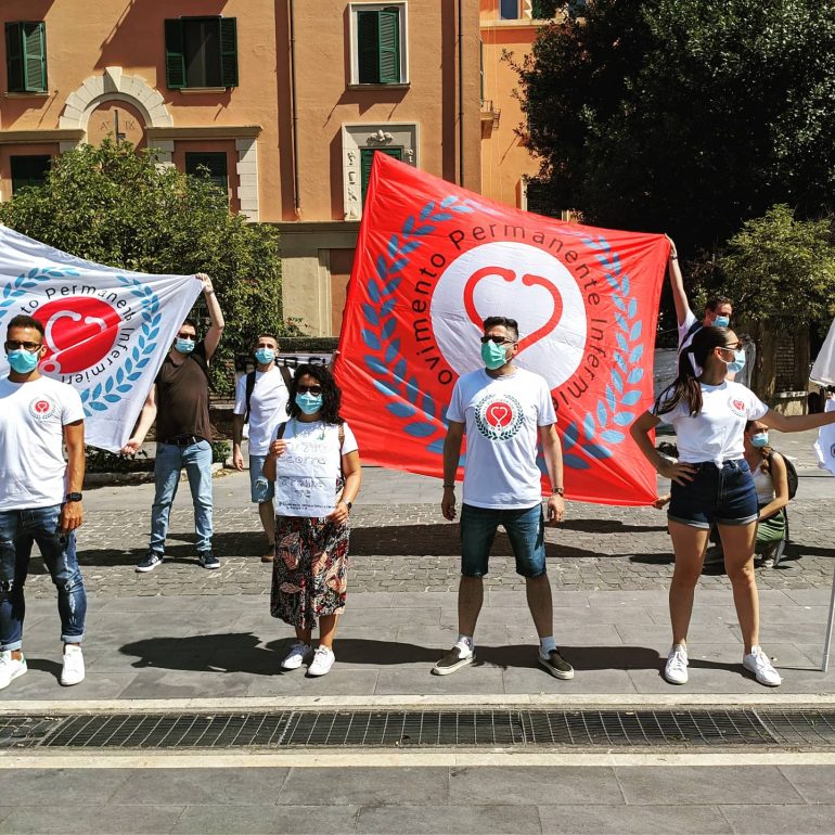 Lazio: manifestazione infermieri Sant'Andrea 1
